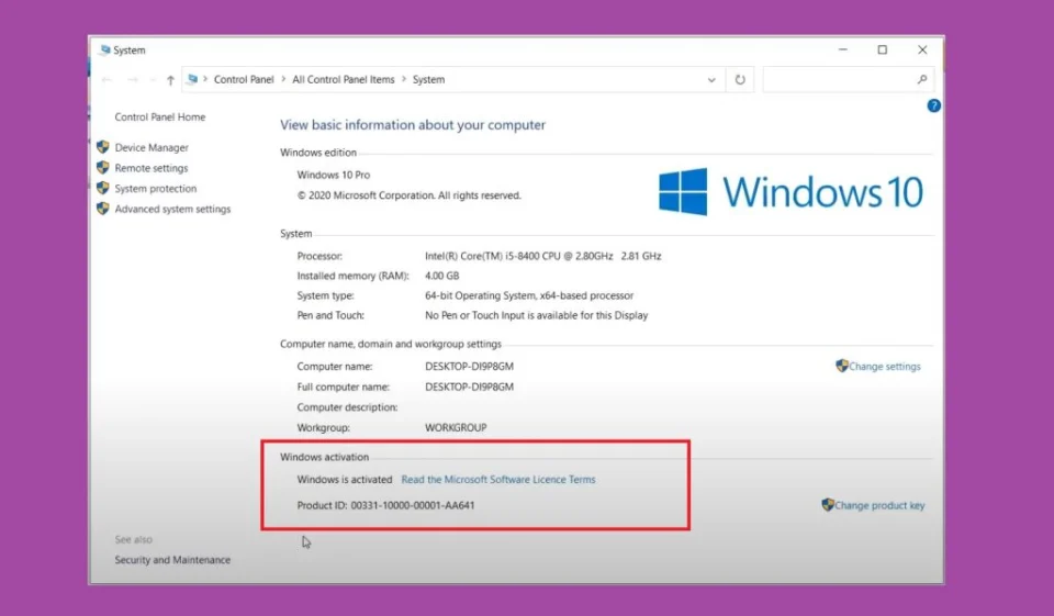 Windows 10 KMS Activator